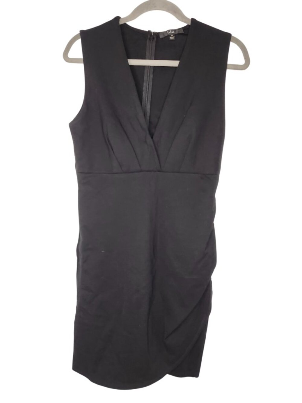 Lulu's Black V Neck Sleevless Dress Size Medium